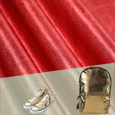 爆款面料12安帆布燙金布料面料家居家紡箱包鞋材布料FH2051