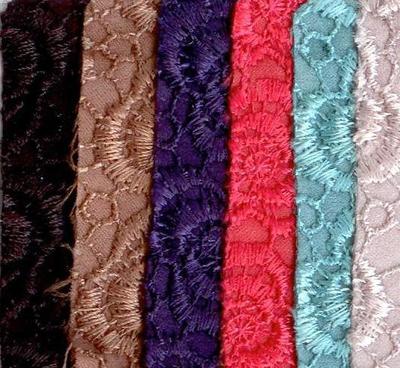 2015經(jīng)典電繡機(jī)織玖瑰花紋NICE 0320特殊鞋材