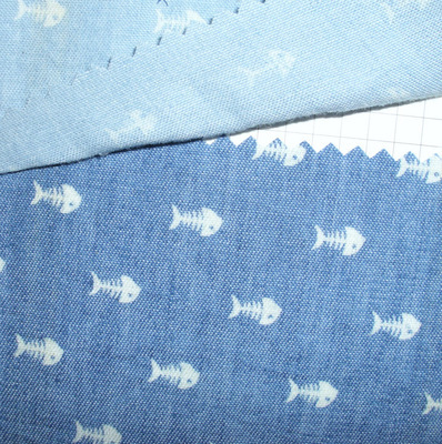 【MB4082現(xiàn)貨供應(yīng)印魚骨牛仔布料 鞋服手袋布料】價格,廠家,圖片,棉面料,東莞市虎門鑫德隆鞋材經(jīng)營部-