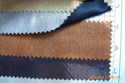 供應(yīng)特殊鞋材手袋面料絨布燙金小圓點(diǎn)3285 針織面料的專業(yè)選擇