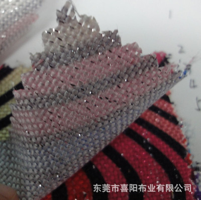 全滌印花布 鞋材面料的璀璨新星——解析喜陽布業150寬銀線波瀾面料